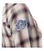 Chemise femme à carreaux tissés avec patch et broderies Stud Vondutch-4