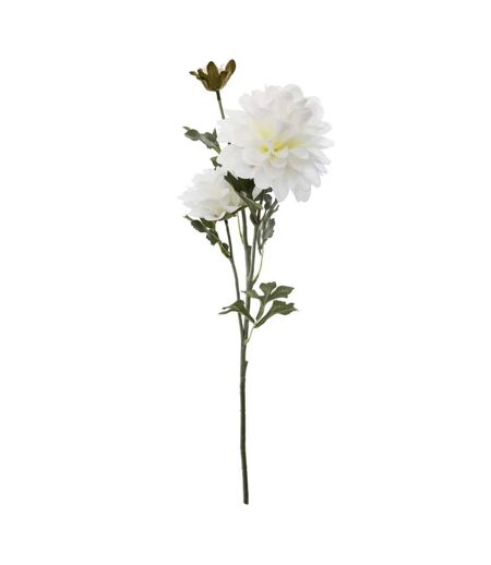 Fleur Artificielle Dahlia 62cm Blanc