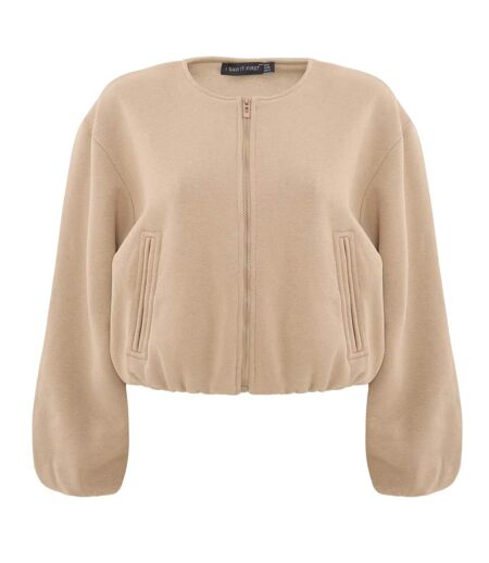 Blouson Aviateur Femme Taupe I Saw It First