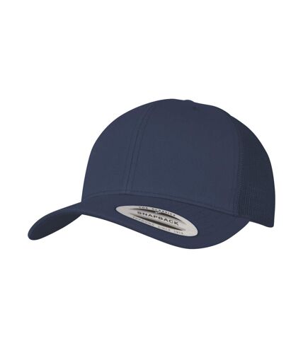 Casquette de routier retro adulte bleu marine Flexfit