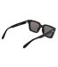 Womens/ladies Square Sunglasses One Size Black Off White-2