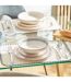 Lot de 6 Assiettes Creuses Morgane 20cm Crème-2