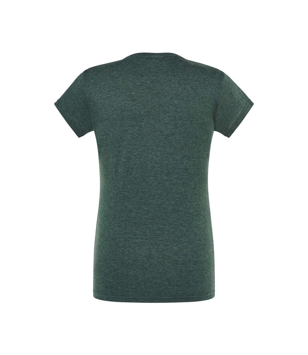 T-shirt Comfort Femme Vert Bouteille Chiné JHK-2