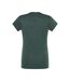 T-shirt Comfort Femme Vert Bouteille Chiné JHK-2