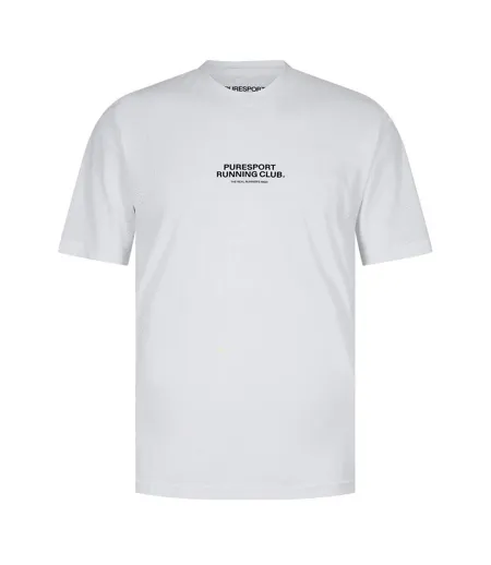 T-shirt Running Club Homme Blanc Performance