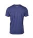 T-shirt Motif/style Uni Homme Bleu Marine Chiné Hi-Tec-2