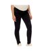 Jean Slim Noir de Grossesse Mamalicious Elastics - W26-L32