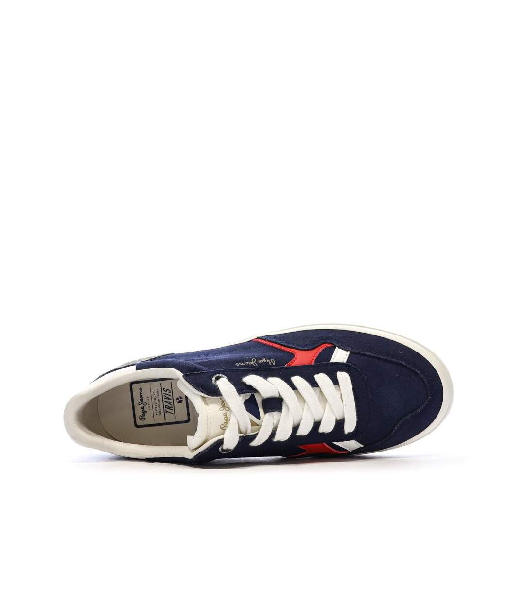 Baskets marines homme pepe jeans travis city-4