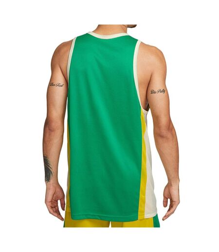 Maillot de basket vert/jaune homme nike df icon - l