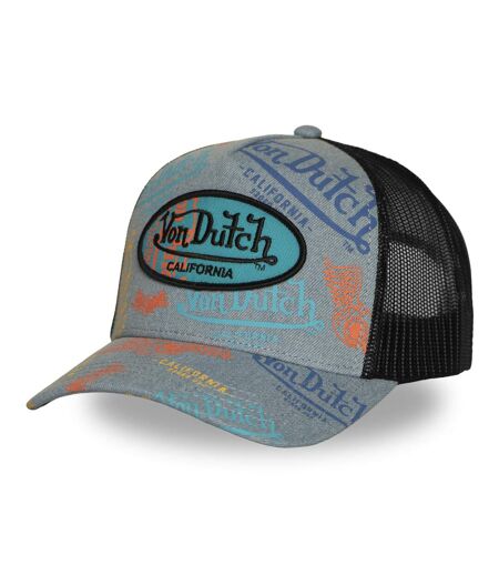 Casquette trucker avec filet print all over Cafe  Jean Vondutch