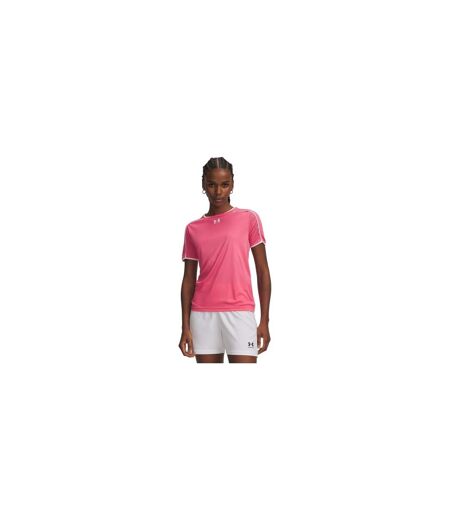 Womens/ladies Challenger Train Performance T-shirt Super Pink Under Armour