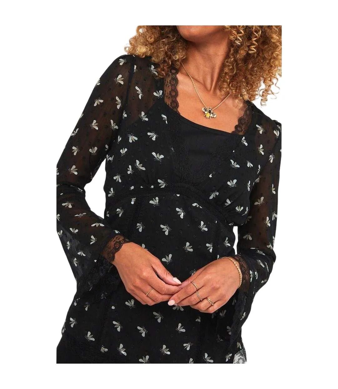Blouse Femme Noir Joe Browns-4