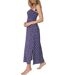 Robe longue estivale Navy Cachemire Admas