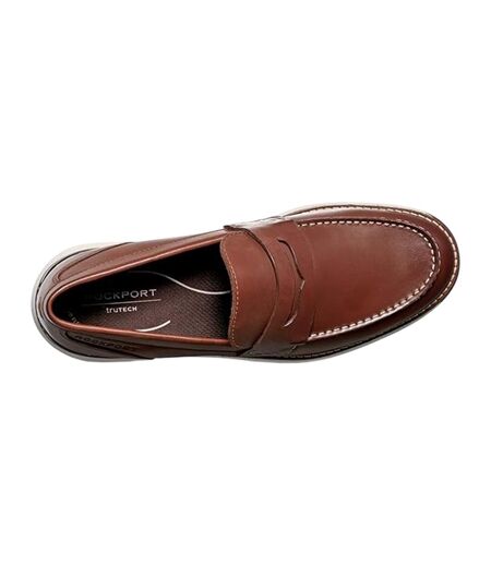 Mocassins Penny Homme Marron Clair Rockport