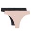 Lot de 2 tangas coton Body Touch Easy