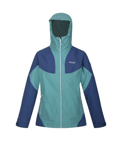 Regatta Womens/Ladies Raddick Waterproof Jacket (Bristol Blue/Dusty Denim) - UTRG9326