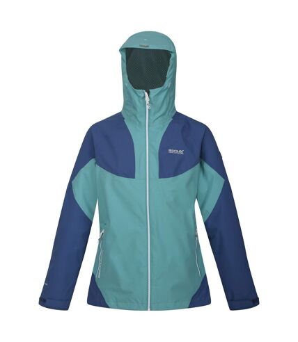 Veste imperméable raddick femme jade bleu / denim Regatta