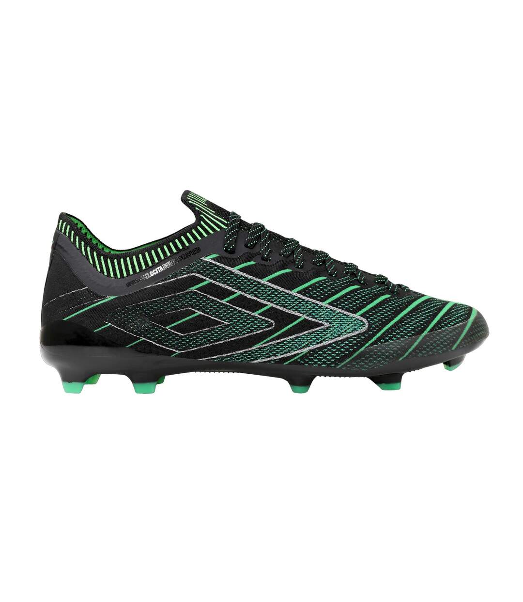 Mens velocita elixir pro firm ground football boots black/alexandrite/toucan/white Umbro-3