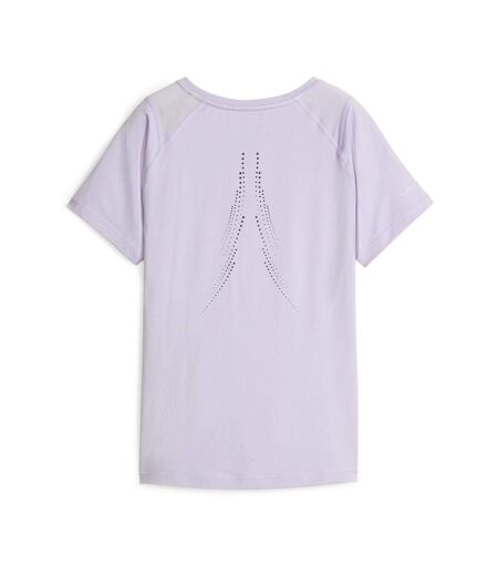 T-shirt Violette Femme Puma Run Cloudspun - L