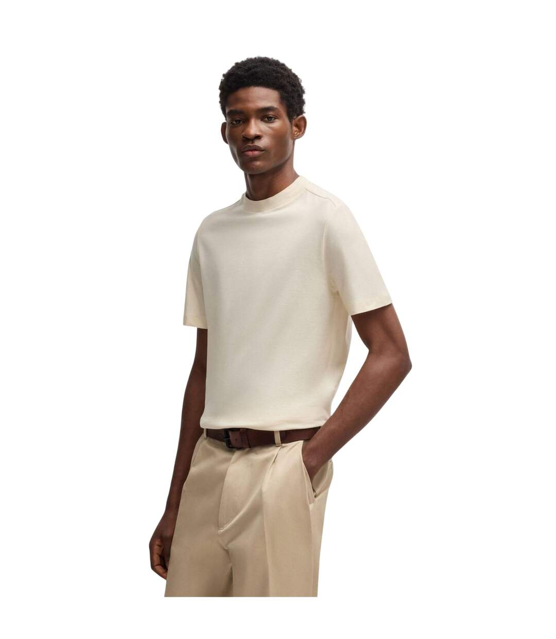 T-shirt P-thompson Homme Blanc Boss-1