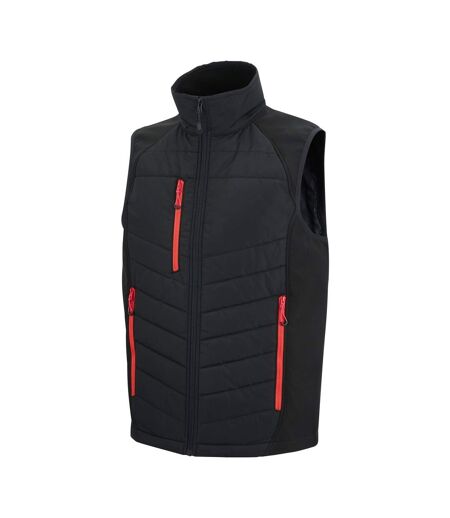 Mens Full Zip Gilet Black Classic Red Regatta