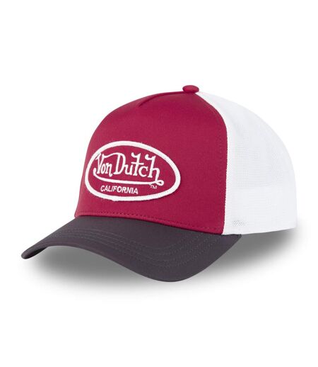 Casquette trucker avec filet et broderie Poly Vondutch