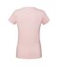 Womens/ladies Iconic 190 T-shirt Powder Rose Fruit Of The Loom-2