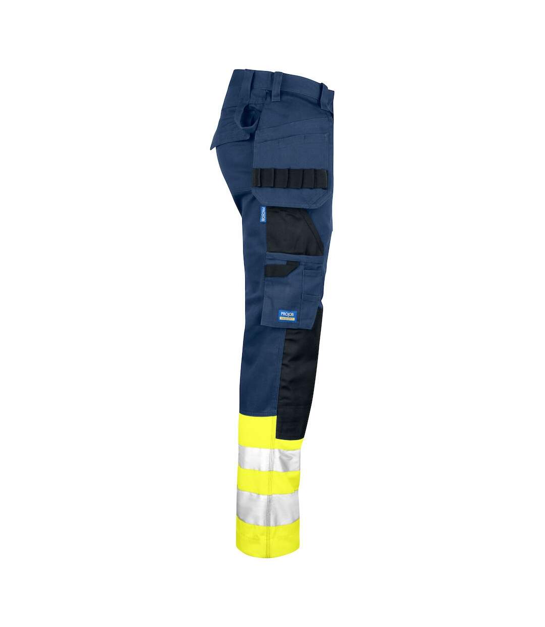 Mens hi-vis trousers yellow/navy Projob-4