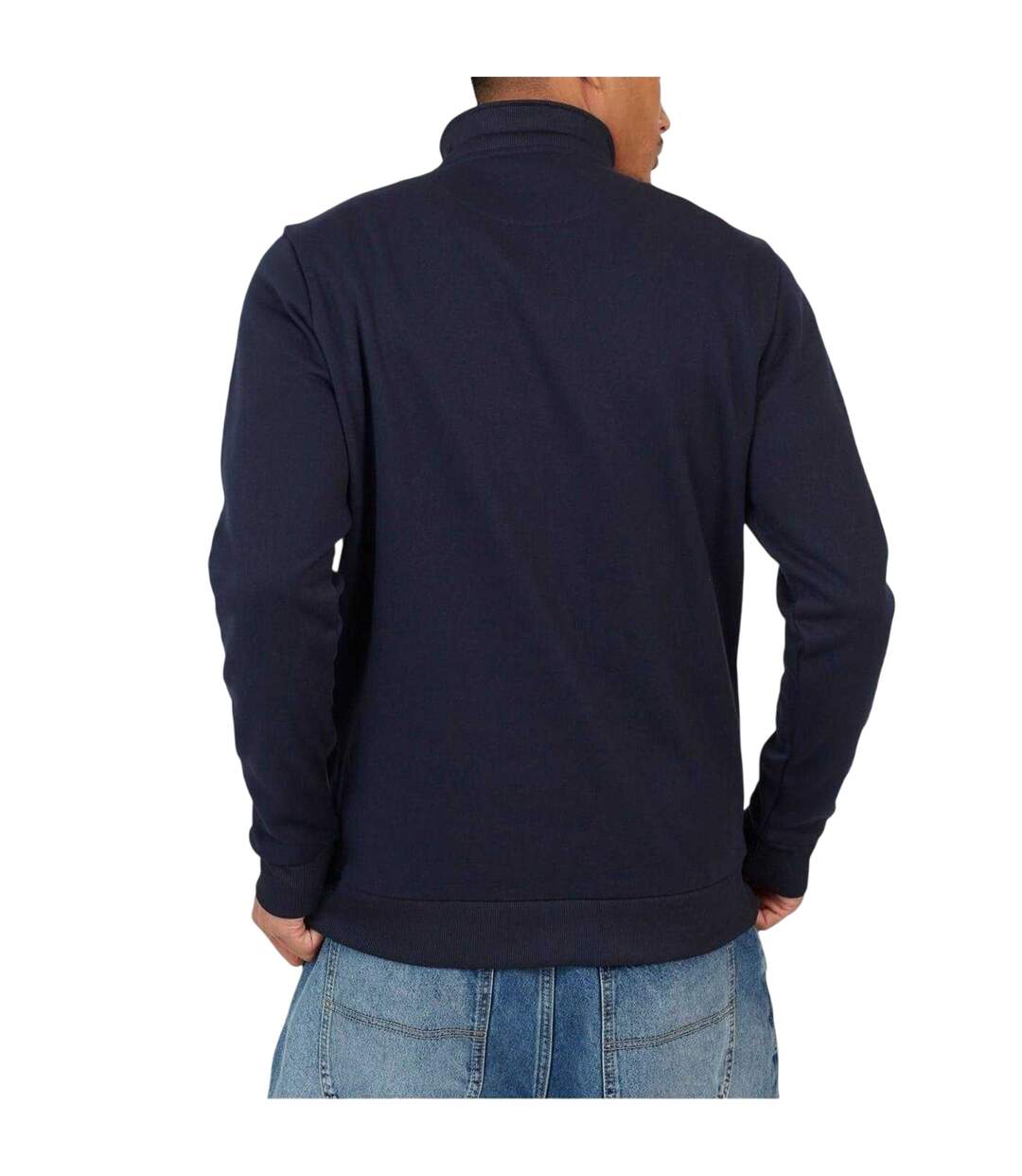 Sweat Homme Bleu Marine Brave Soul-2