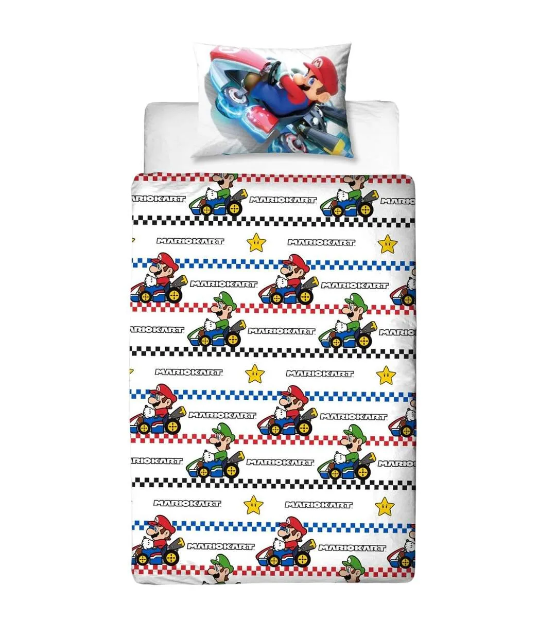 Racing Kart Reversible Duvet Set Multicoloured Super Mario-2