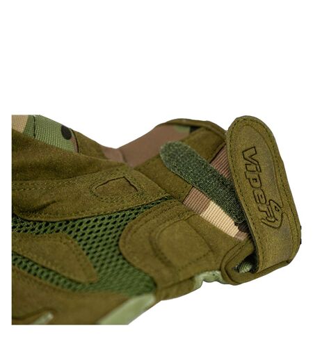 Gants Motif/style Camouflage Elite Homme Vert Beige Viper