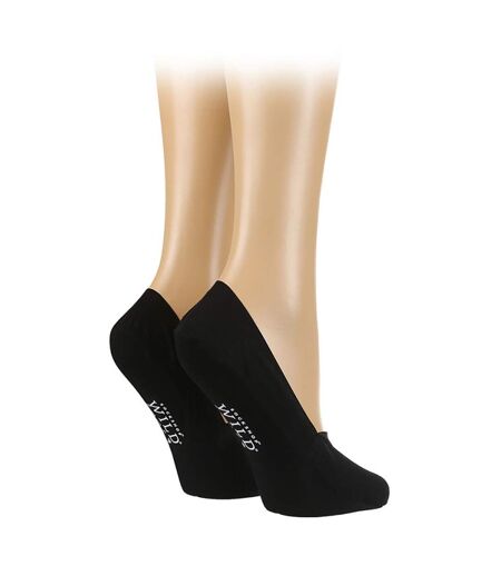 4 Pack Ladies Bamboo No Show Socks: Invisible Socks with Silicone Heel Grip