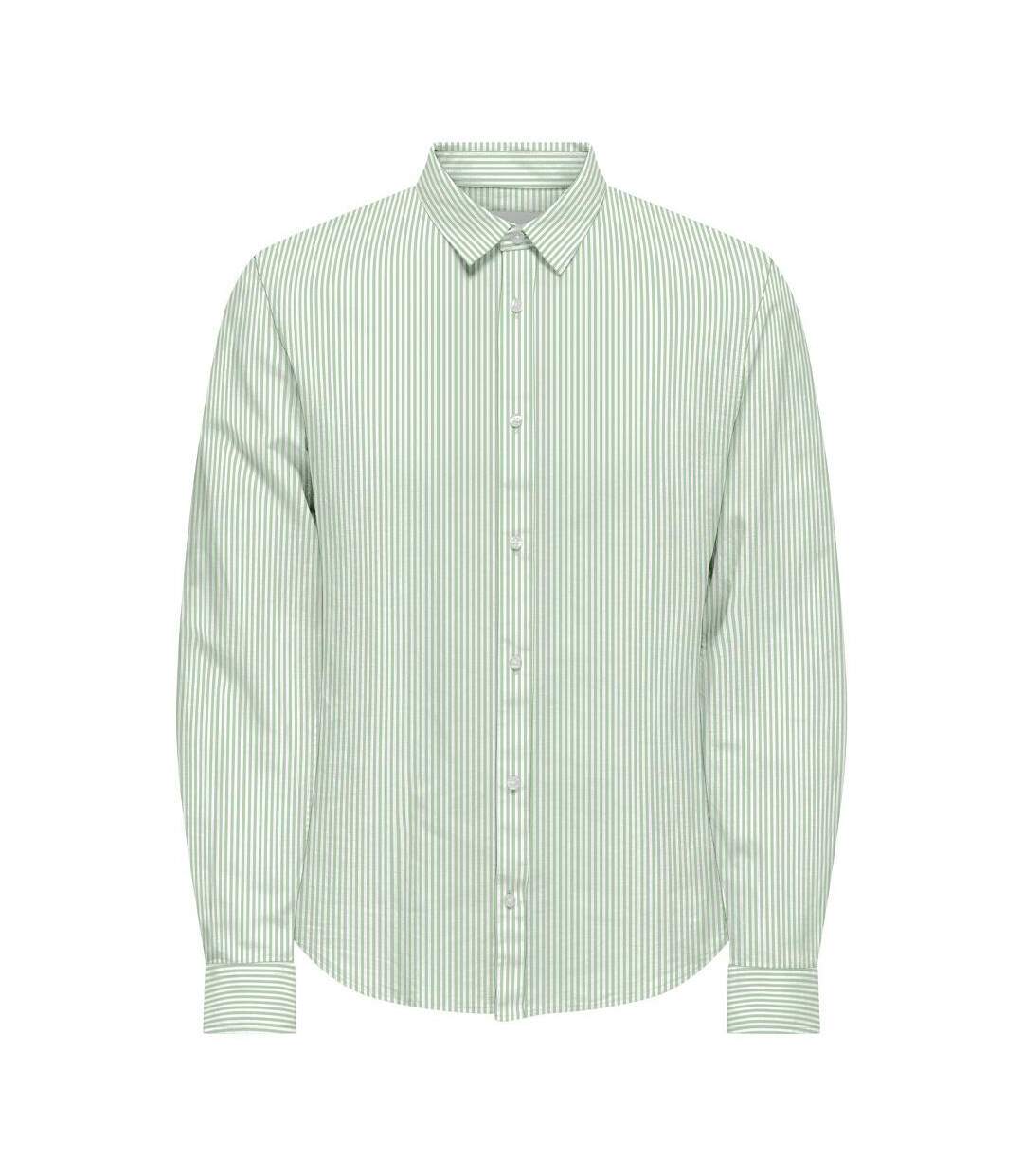 Chemise verte homme only & sons cantley life-1