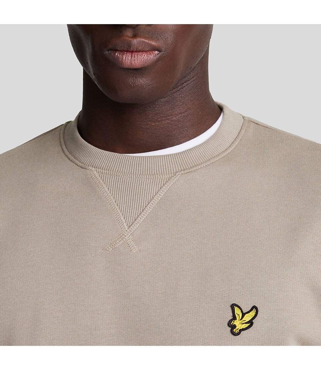 Sweat Homme Taupe Lyle & Scott-4