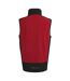 Regatta Mens E-Volve Colour Block Softshell Body Warmer (Classic Red/Black) - UTRG9958