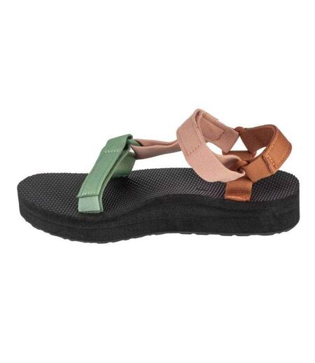 Womens/ladies Midform Universal Platform Sandals Clay Sage Black Teva