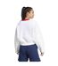 Womens/ladies Poland Drop Shoulder Boxy Sweatshirt White Adidas-3