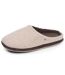 Isotoner Chaussons Mules homme polaire, chauds, semelle confort-1