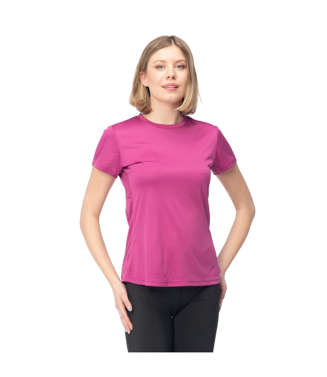 T-shirt Nalso Femme Rose Foncé Martes-1