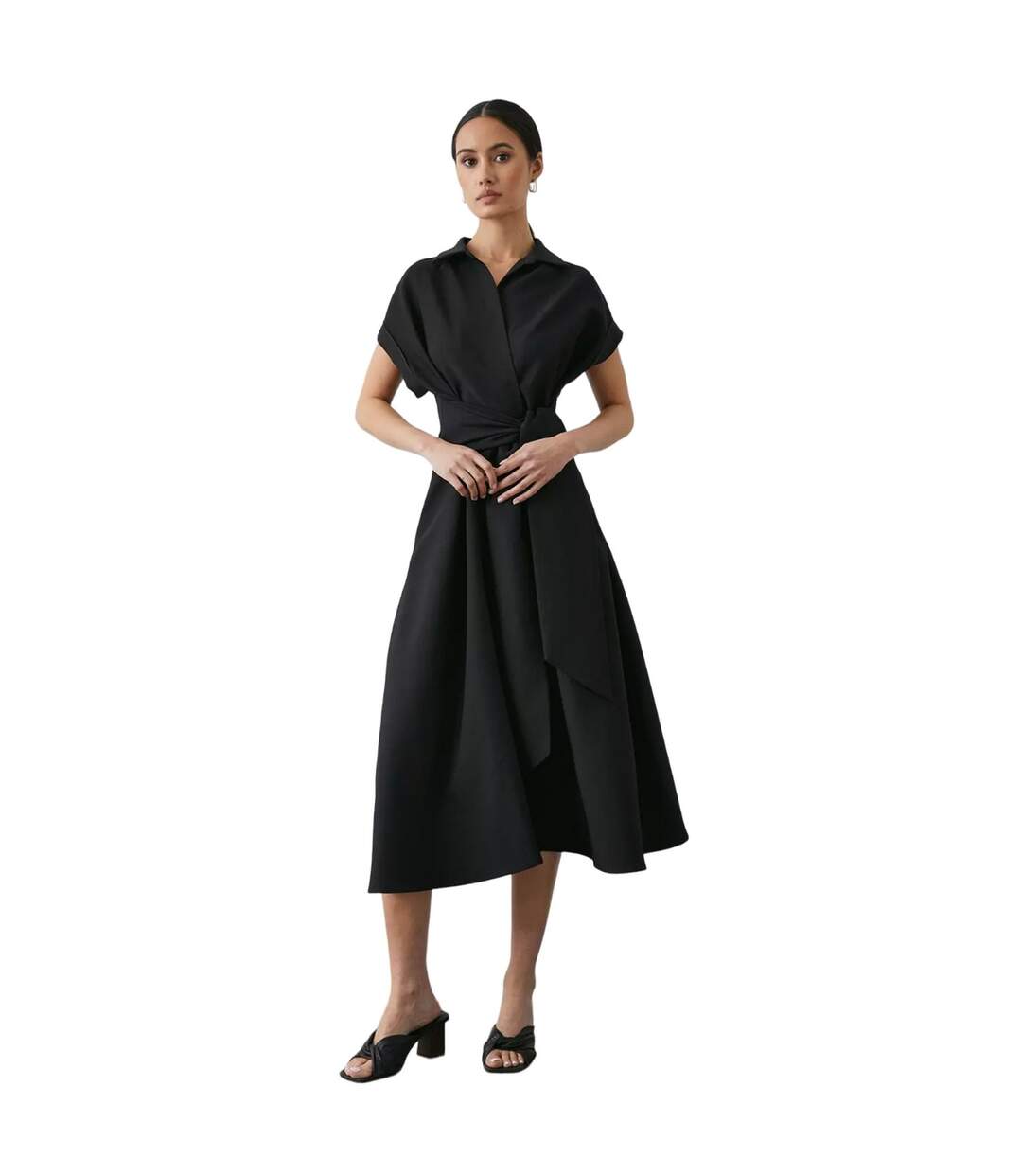 Robe mi-longue femme noir Principles