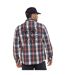 Chemise homme manches longues à carreaux patch et print dos Marlon Vondutch-2