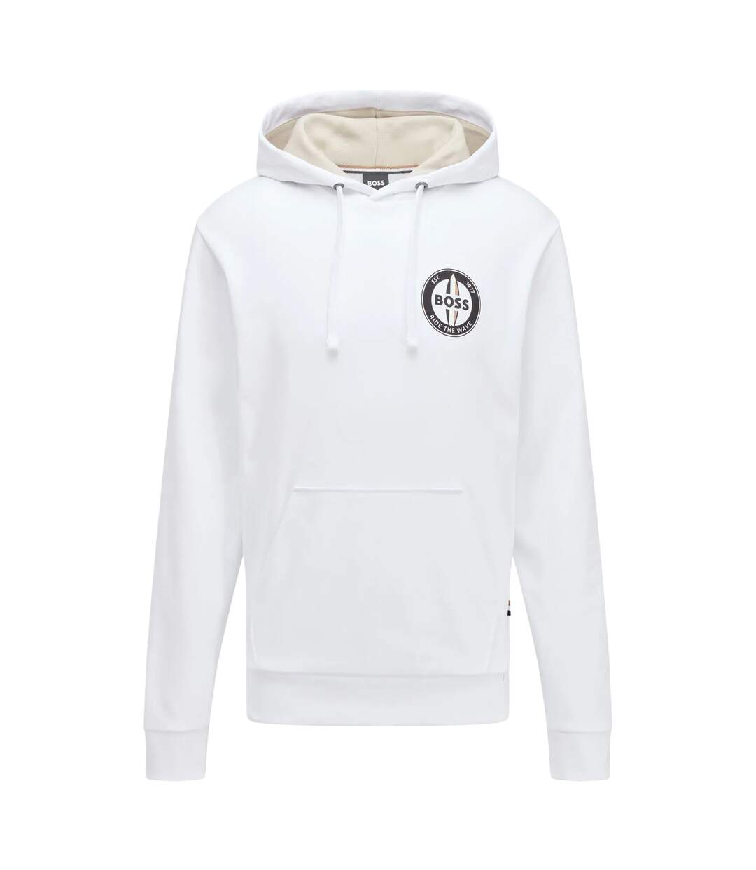 Sweat À Capuche Sewin Homme Blanc Boss-2