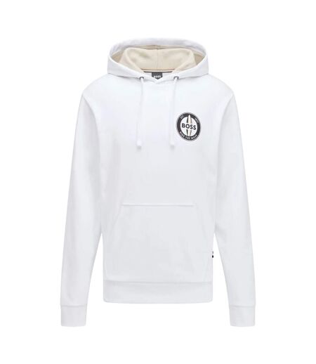 Sweat À Capuche Sewin Homme Blanc Boss