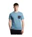 T-shirt Homme Bleu Lyle & Scott-1