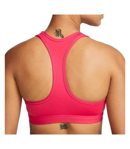 Brassière de Sport Rose Femme Nike SWSH MED - L