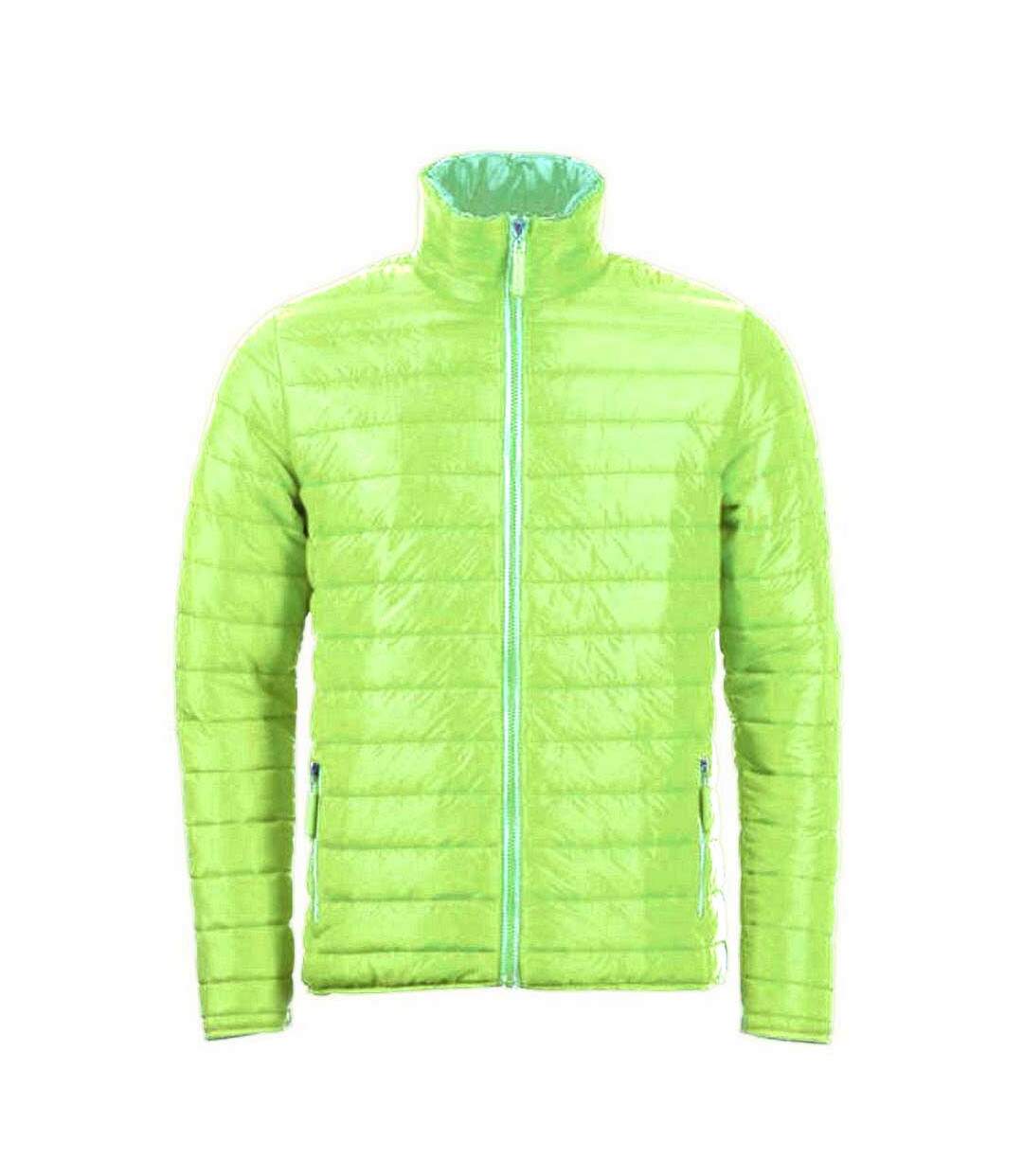 SOLS Mens Ride Padded Water Repellent Jacket (Neon Green)