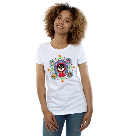 Disney - T-shirt COCO REMEMBER ME - Femme (Blanc) - UTBI14267