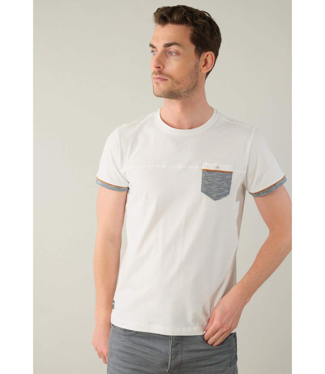 T-shirt à col rond pour homme RESPECT