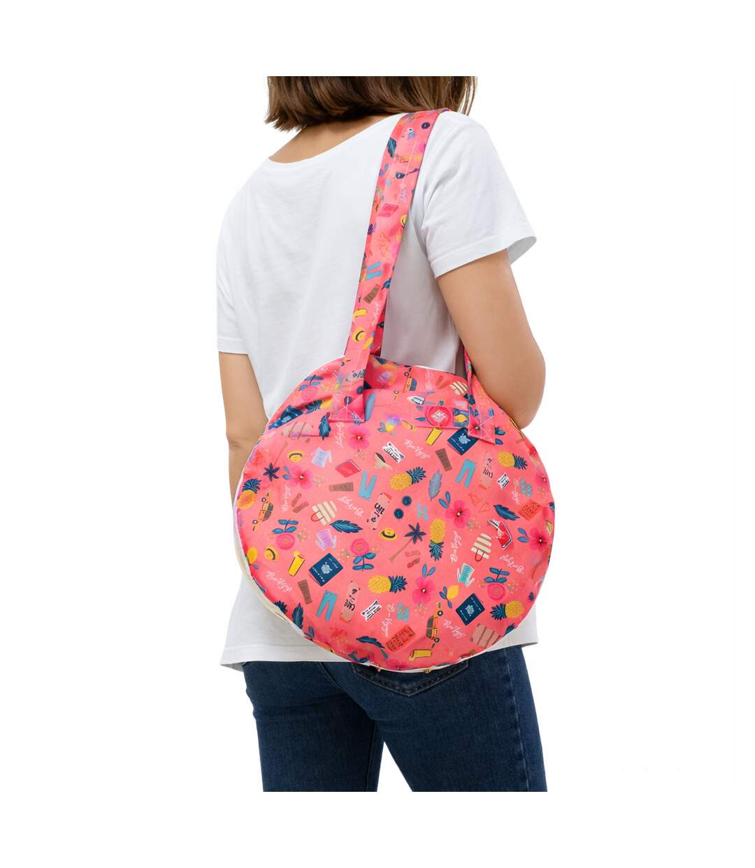 Serviette de plage ronde épaisse ANGELE-2