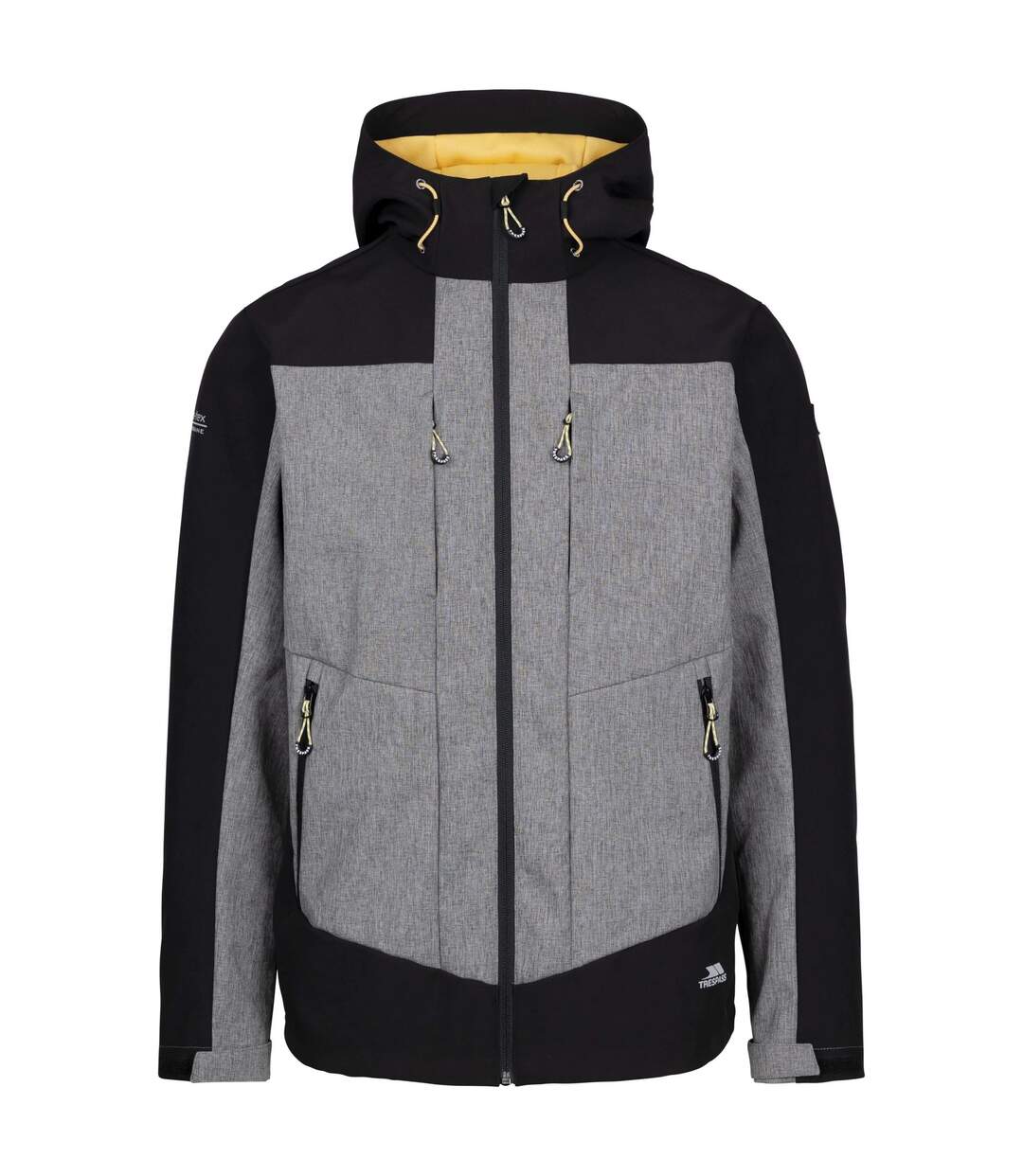 Mens tamston tp75 soft shell jacket black Trespass-1